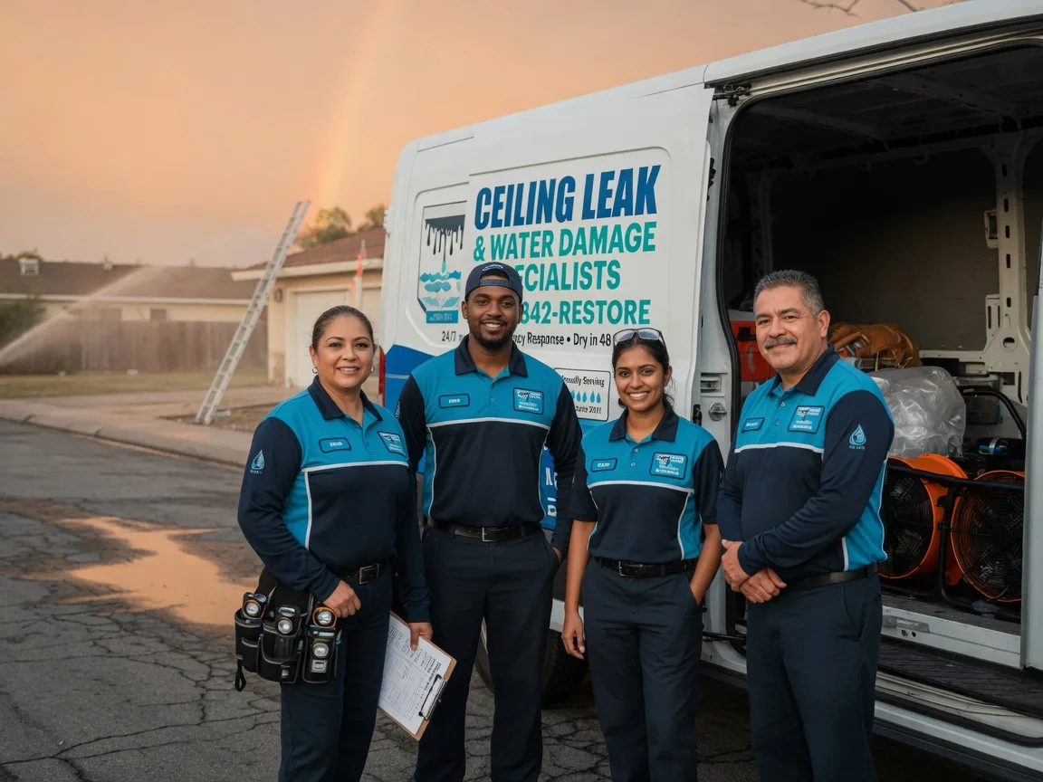 Ceiling Leak Cleanup company in Burghill, OH