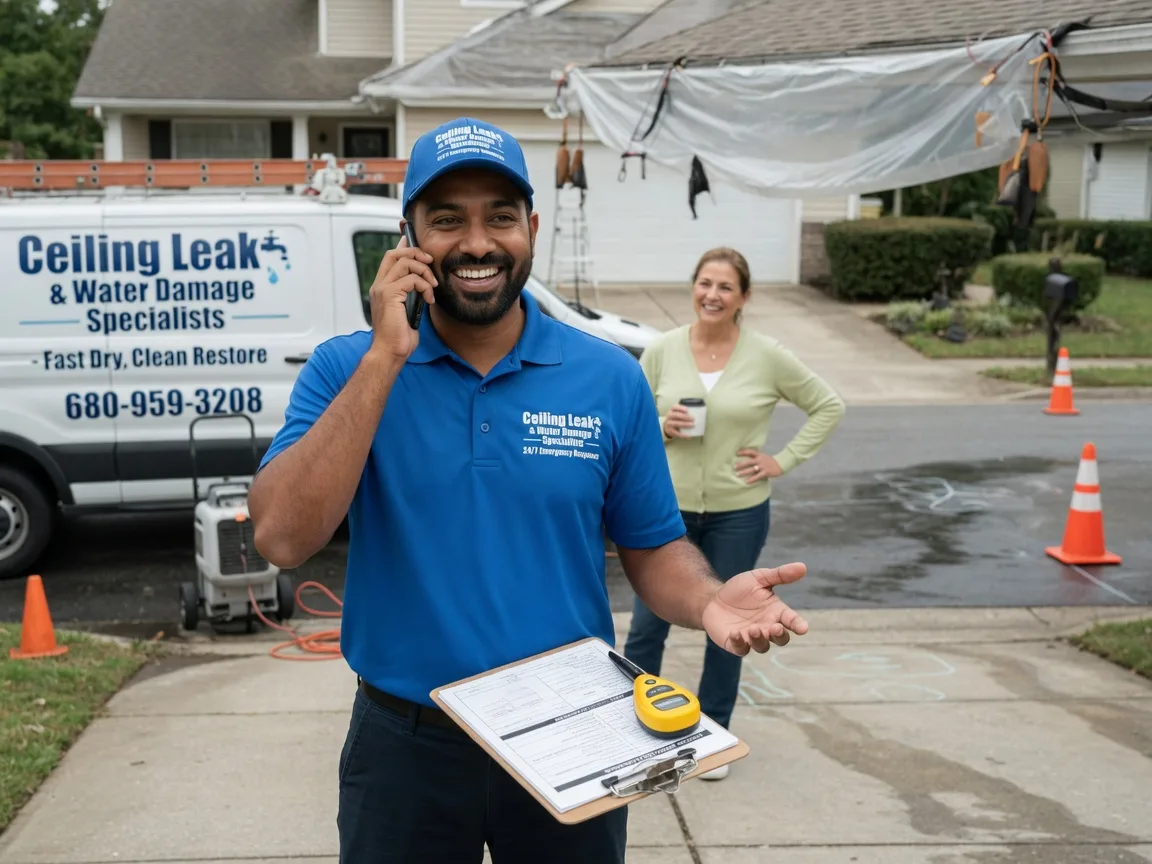 Ceiling Leak Cleanup Burghill, OH FAQs